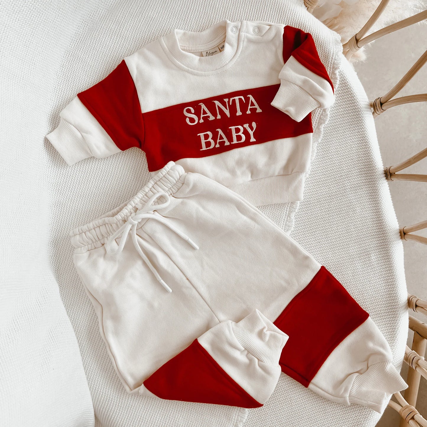 Blossom & Pear || "Santa Baby" Two Toned Tracksuit