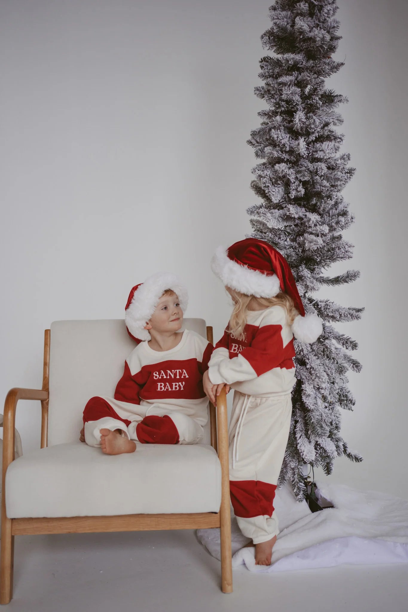 Blossom & Pear || "Santa Baby" Two Toned Tracksuit