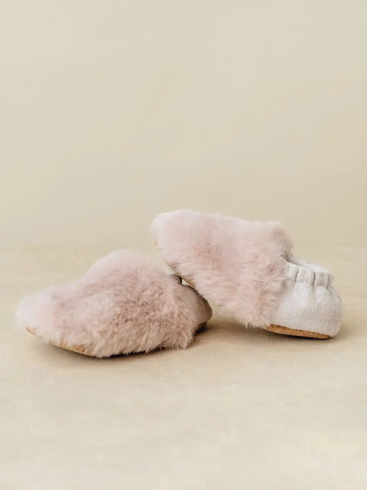 SoftSoul Footwear INC || Bunny Faux Fur Feet - Light Pink